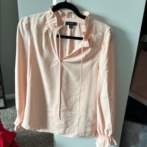 JCrew Elegant Light Pink Blouse
